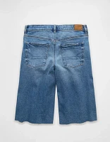 Short en jean à taille basse extensible de 15 po AE