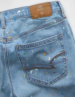 Short en jean Fierté à taille haute denim extensible Dreamy Drape de 11 po AE