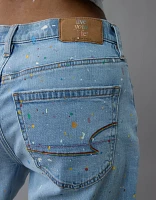 Short en jean Fierté à taille haute denim extensible Dreamy Drape de 11 po AE