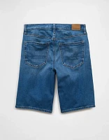 Short en jean à taille haute extensible Drapé de rêve 11 po AE