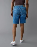 Short en jean à taille haute extensible Drapé de rêve 11 po AE