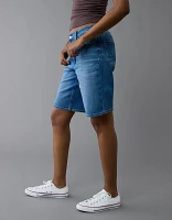 Short en jean à taille haute extensible Drapé de rêve 11 po AE