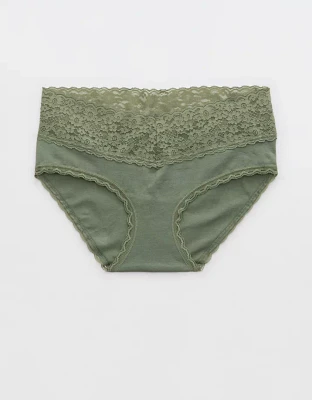 Superchill Vintage Lace Cotton Boybrief Underwear