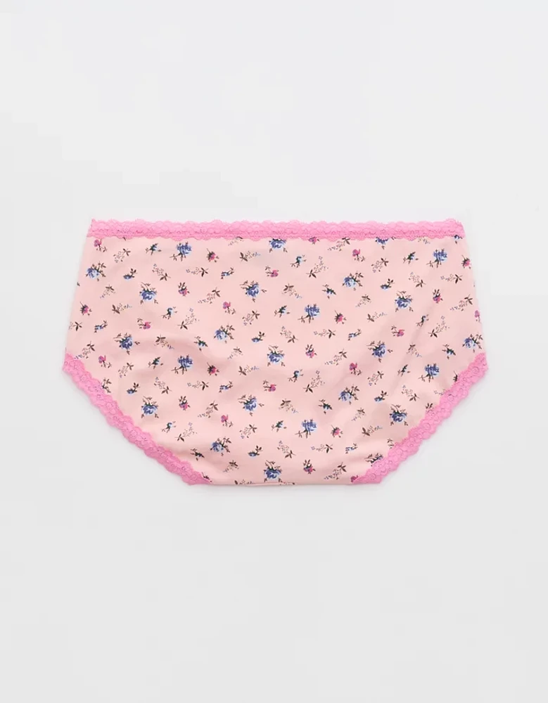 Superchill Cotton Lace Trim Boybrief Underwear
