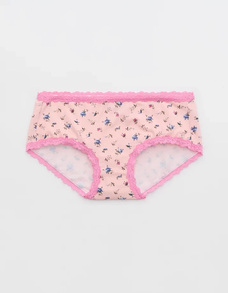 Superchill Cotton Lace Trim Boybrief Underwear