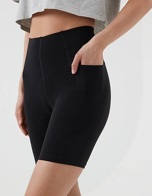 OFFLINE By Aerie Real Me XTRA Hold Up! Pocket 7" Bike Short