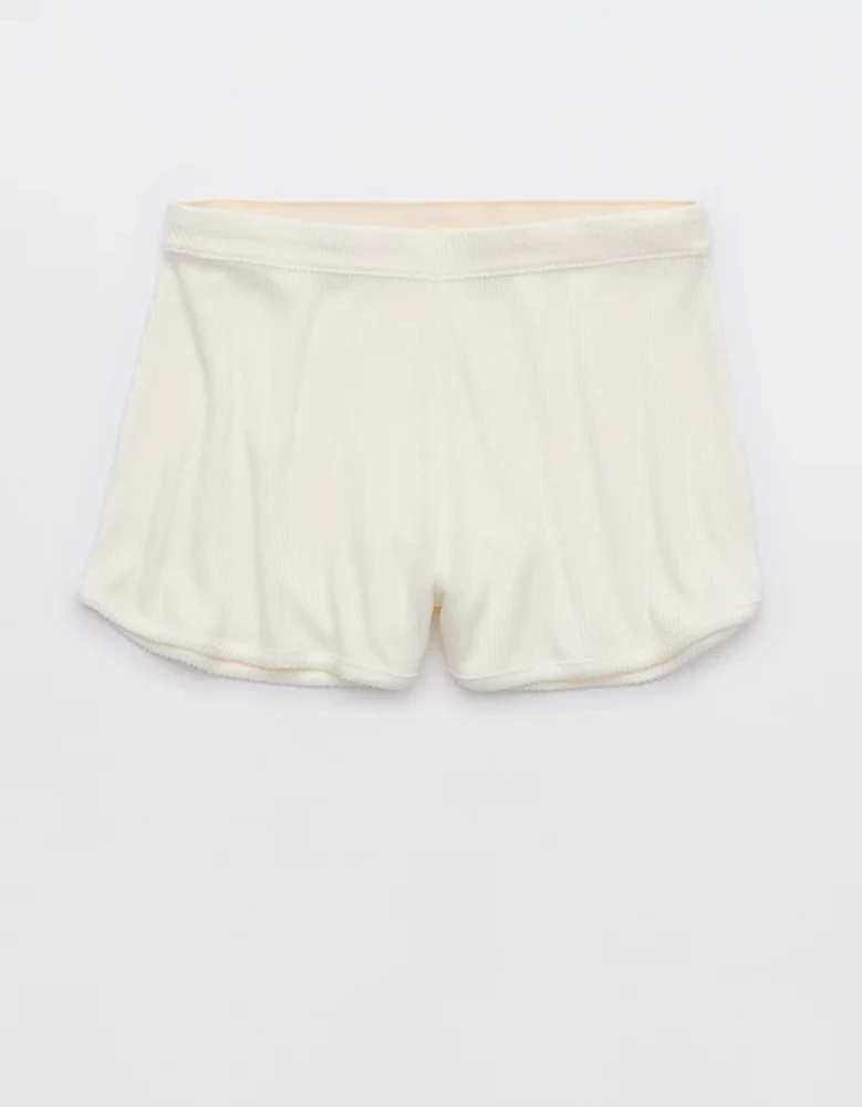 Aerie Off-Duty Cozy Knit Ribbed Boxer