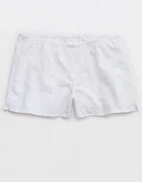 Aerie Off-Duty Embroidered Cotton Boxer