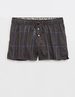 Aerie Off-Duty Flannel Boxer