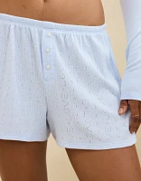 Aerie Off-Duty Pointelle Boxer