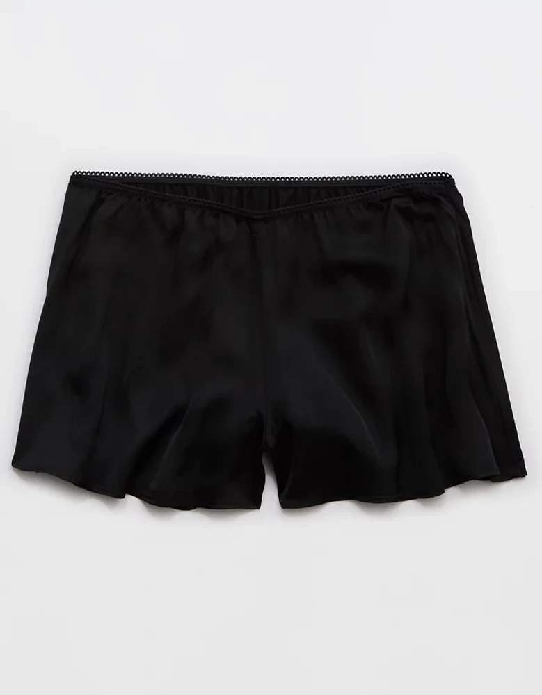 Aerie Off-Duty Satin Flirty Boxer