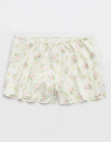 Aerie Off-Duty Satin Flirty Boxer