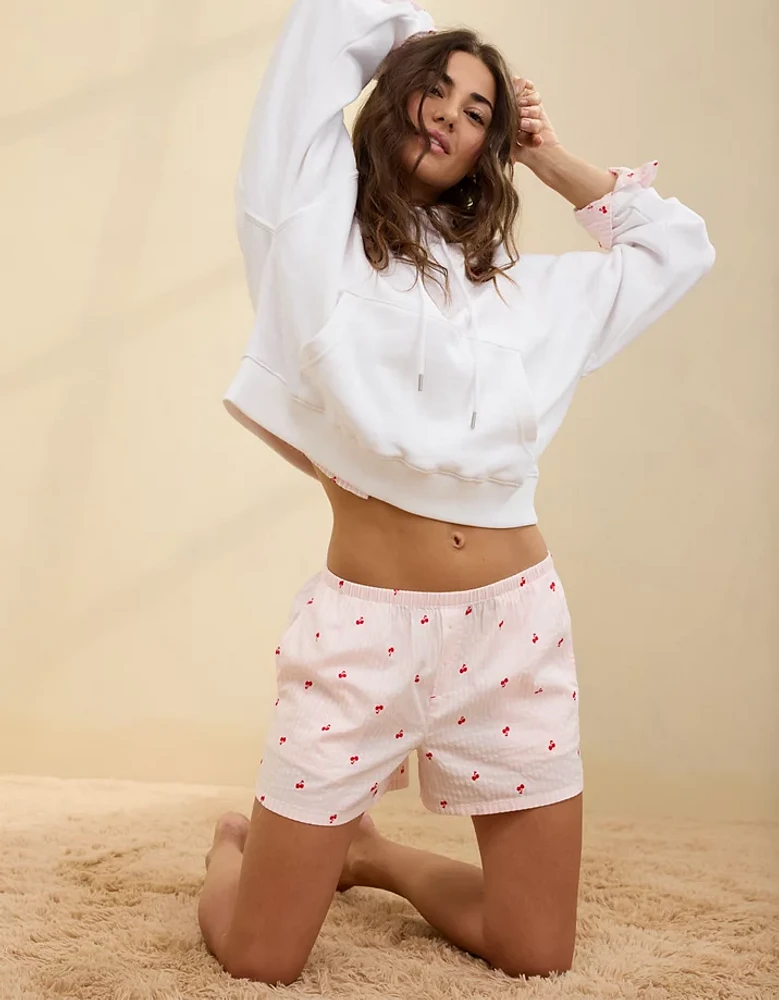 Aerie Off-Duty Seersucker Boxer