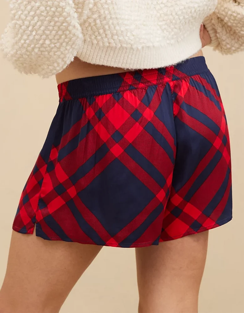 Aerie Off-Duty Satin Boxer