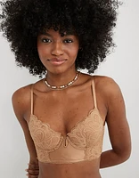 Show Off Plunge Push Up Rooftop Garden Lace Bra