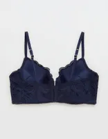 Show Off Plunge Push Up Rooftop Garden Lace Bra