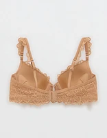 Show Off Summer Sparkle Lace Plunge Push Up Bra