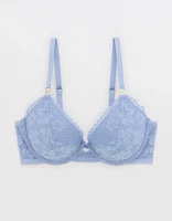 Show Off Lace Plunge Push Up Bra