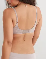 Sunnie Demi Push Up Blossom Lace Trim Bra