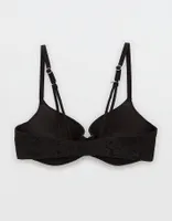 Sunnie Bloom Lace Strappy Demi Push Up Bra