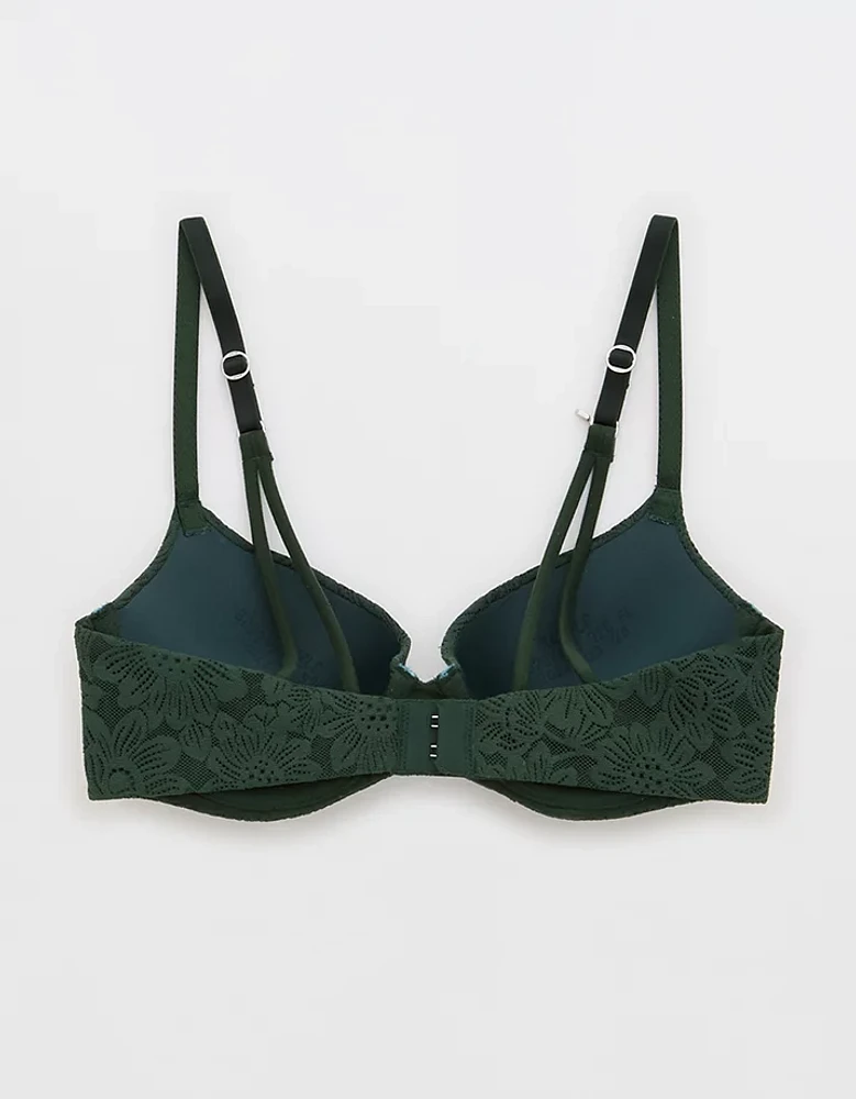 Sunnie Bloom Lace Demi Push Up Bra