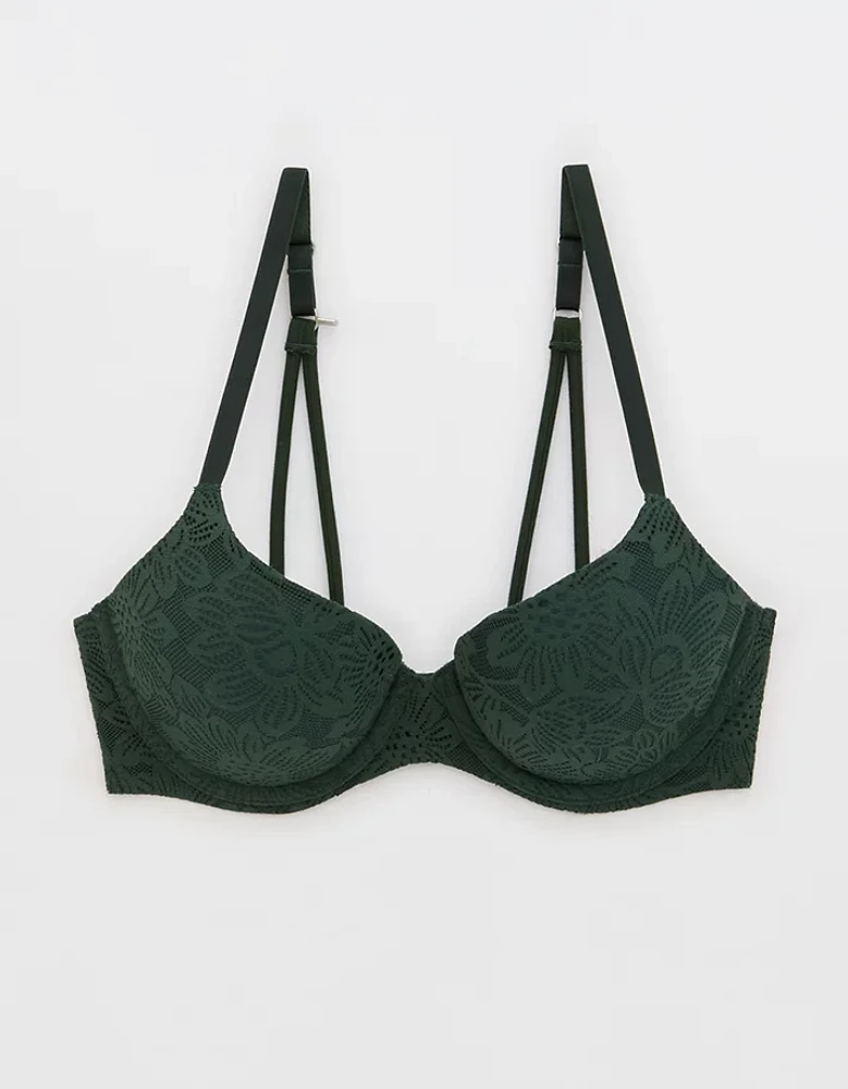 Sunnie Bloom Lace Demi Push Up Bra