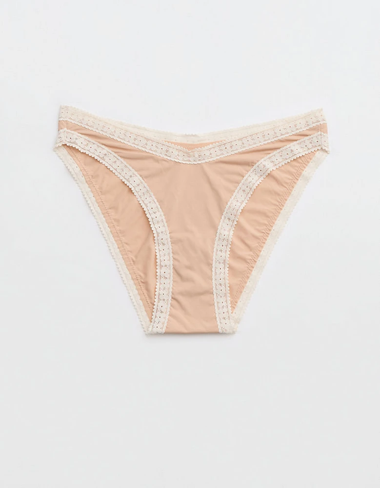 SMOOTHEZ Microfiber Lace Bikini Underwear