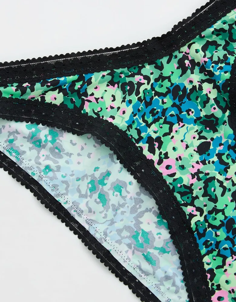 Aerie SMOOTHEZ Microfiber Lace Bikini Underwear