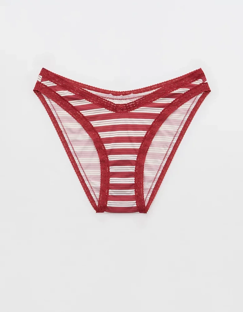 SMOOTHEZ Microfiber Lace Bikini Underwear