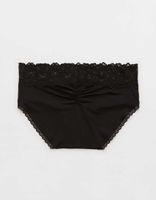 Aerie Snow Angel Lace Shine Boybrief Underwear