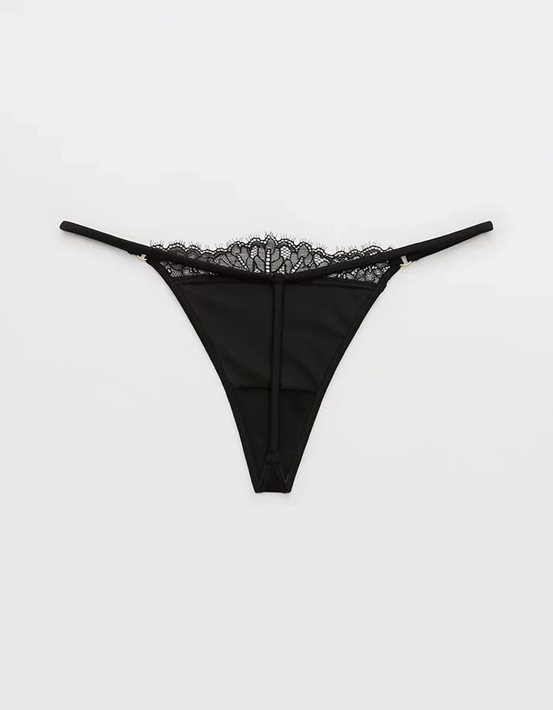 Show Off Shine Lace Thong Underwear