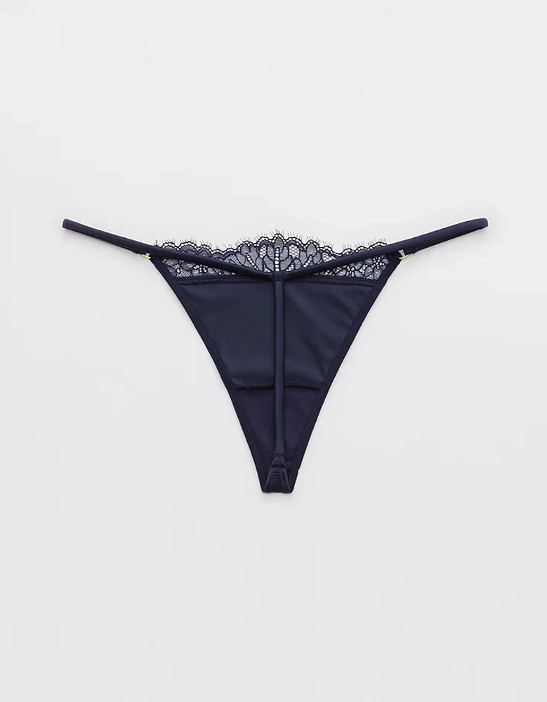 Show Off Shine Lace Thong Underwear