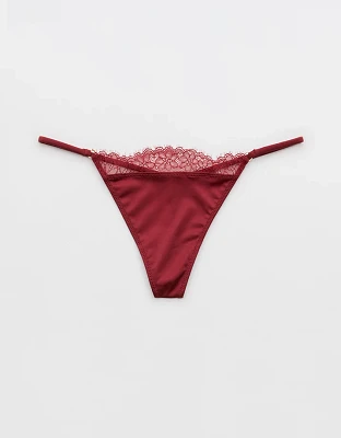 Show Off Shine Lace Thong Underwear