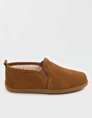 minnetonka men's suede romeo slipper