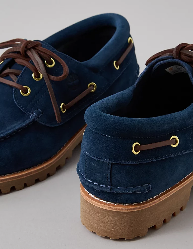 Timberland x AE Indigo Suede Boat Shoe