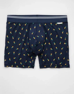 AEO Men's Tiny Pineapples 4.5" Ultra Soft Boxer Brief