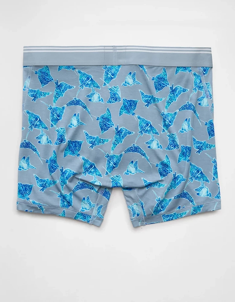 Caleçon boxeur ajusté ultradoux de 4,5 po pastenague pour hommes AEO