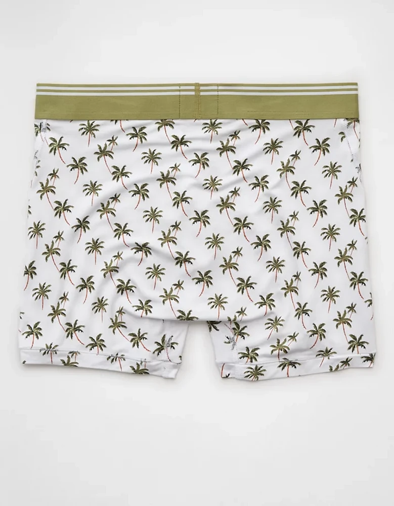 Caleçon boxeur ajusté ultradoux de 4,5 po palmiers pour hommes AEO