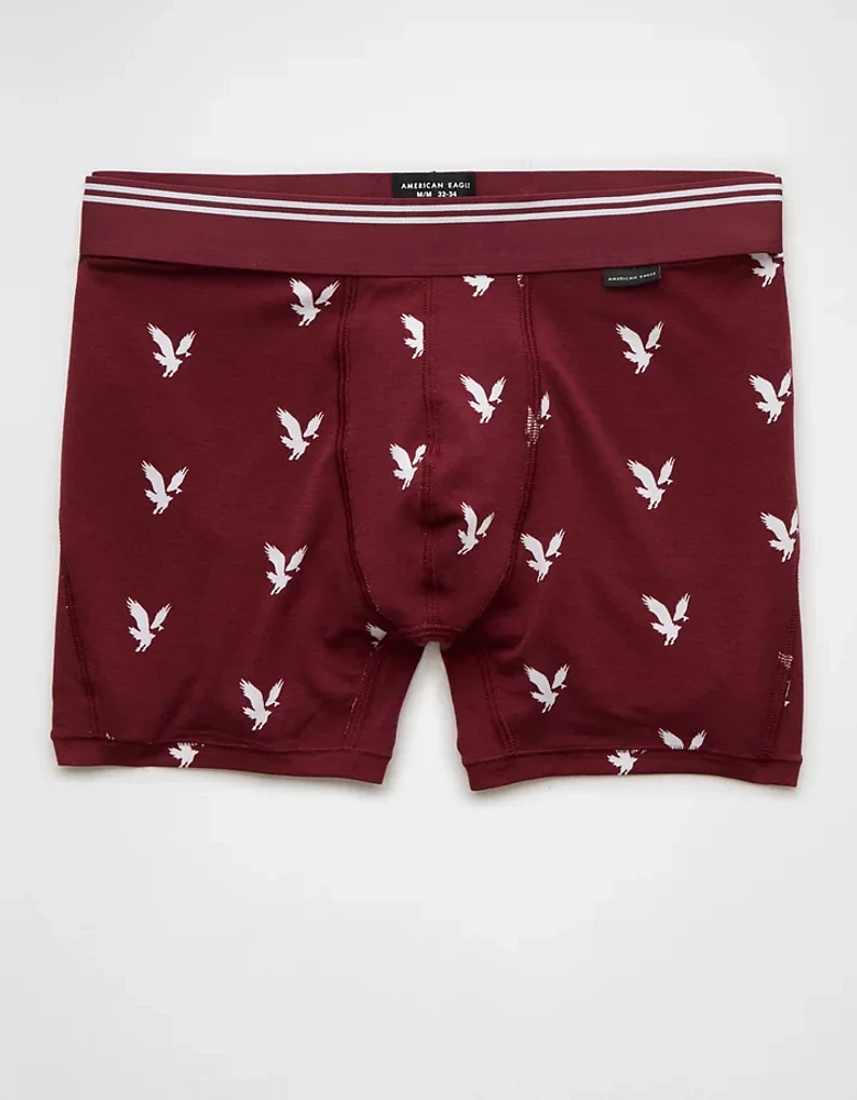 Caleçon boxeur ajusté ultradoux de 4,5 po aigles pour hommes AEO