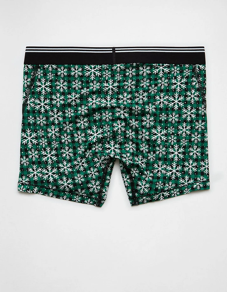 AEO Men's Plaid 4.5" Ultra Soft Boxer Brief