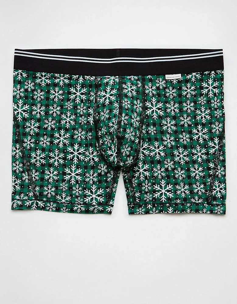 AEO Men's Plaid 4.5" Ultra Soft Boxer Brief