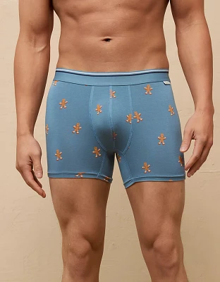 AEO Men's Gingerbread 4.5" Ultra Soft Boxer Brief