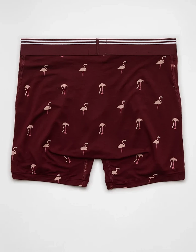 AEO Men's Flamingos 4.5" Ultra Soft Boxer Brief