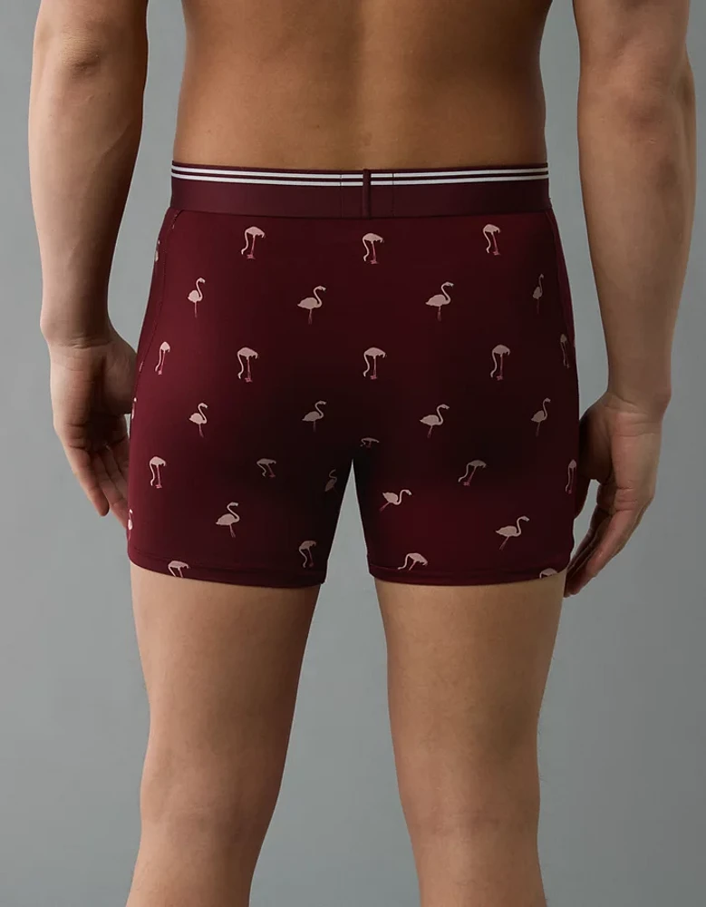 AEO Men's Flamingos 4.5" Ultra Soft Boxer Brief