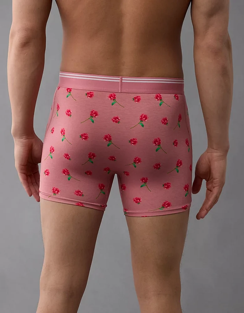 AEO Men's Roses Valentine 4.5" Ultra Soft Boxer Brief