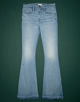 Jean à jambe évasée taille haute haut de gamme AE77