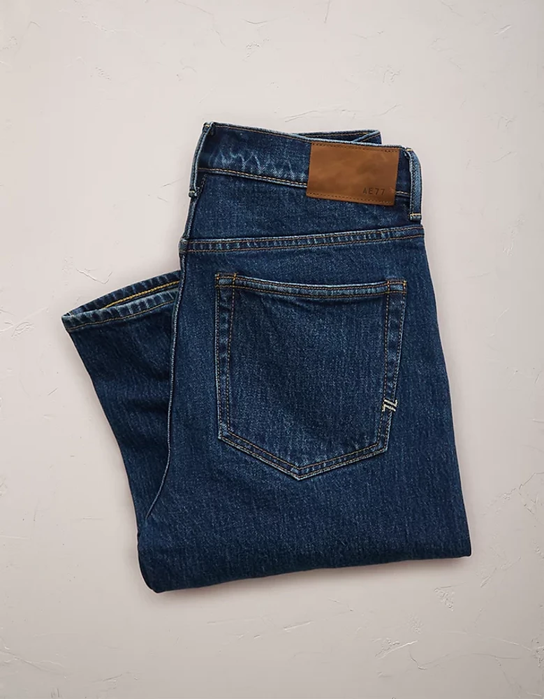 Jean droit rétro haut de gamme AE77