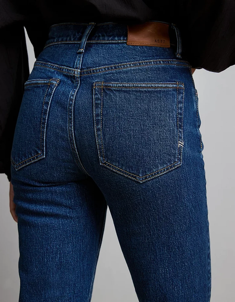 Jean droit rétro haut de gamme AE77