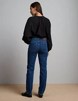 Jean droit rétro haut de gamme AE77