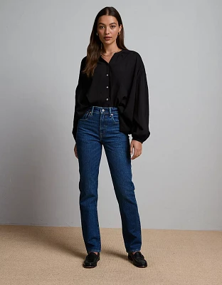 Jean droit rétro haut de gamme AE77